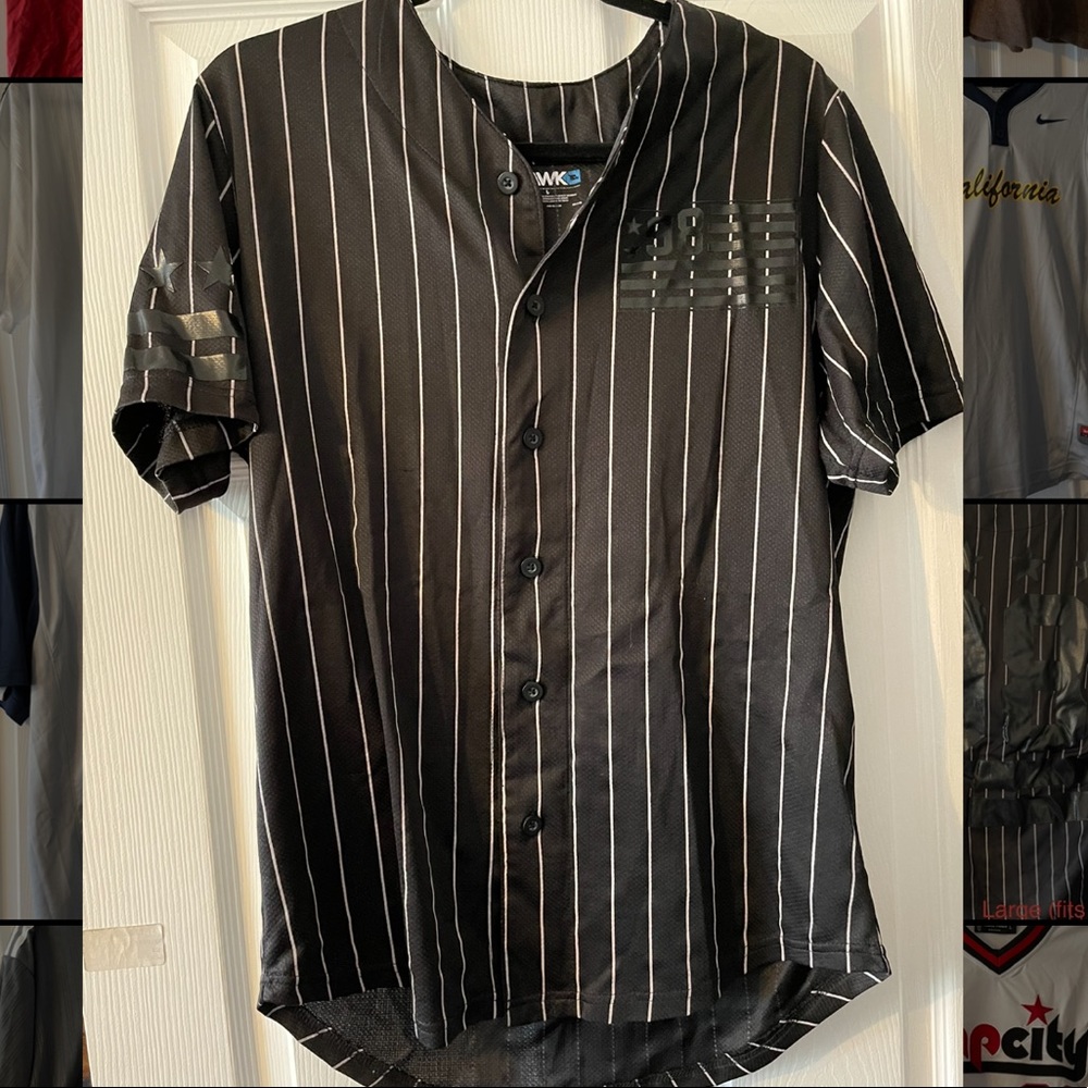 Black Striped Jersey